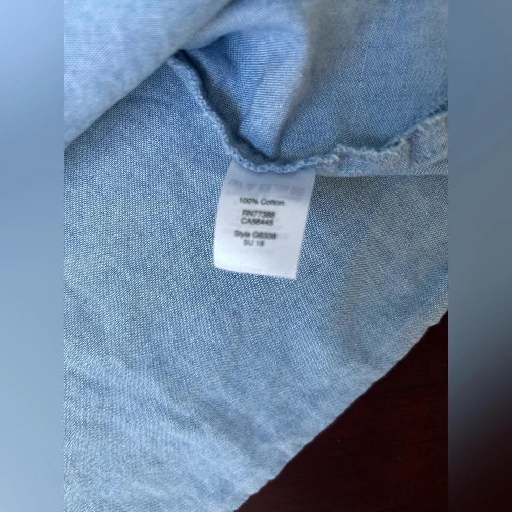 J. Crew Light Blue Denim Shirt